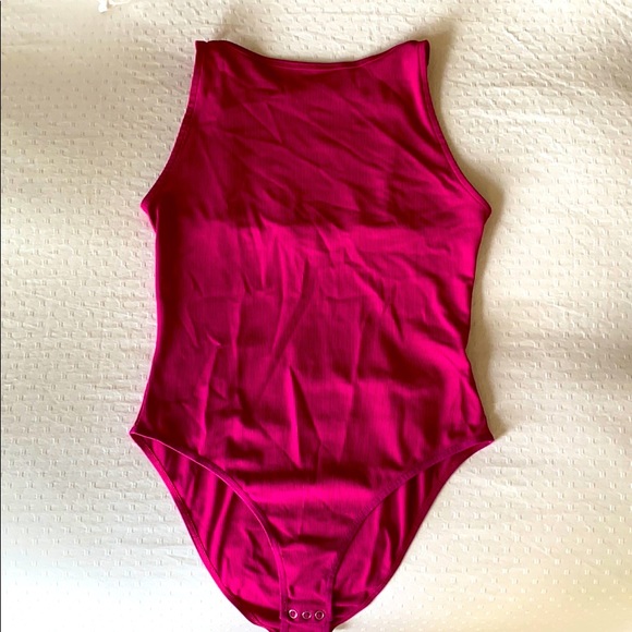 Raspberry Topshop Bodysuit - Picture 1 of 4